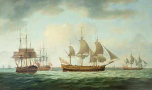 Navi Mercantili al Largo della Costa, 1783